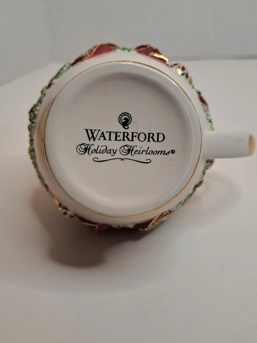 Waterford Holiday Heirlooms Creamer part of the 